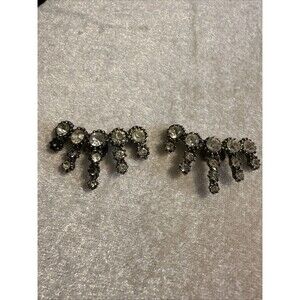 Vintage rhinestone shoe clips